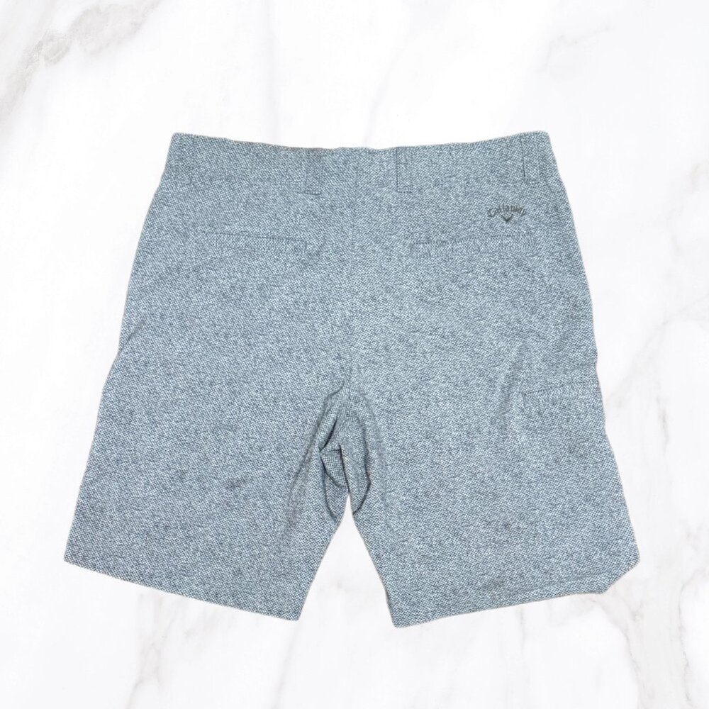 Callaway Men's Blue Heathered‎ 9" Inseam Golf Shorts, Size 34 - Picture 2 of 9